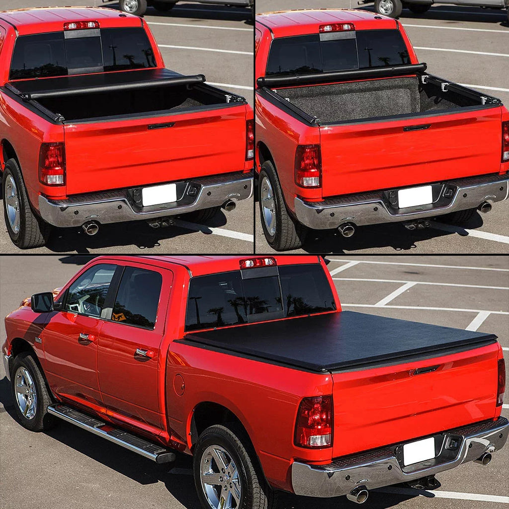 2015 Chevy Bed 5 Ft Motoring Soft 16-18 2019 Colorado/GMC Canyon Vinyl TTC-RU-043 Short Cover to Roll-Up for Tonneau DNA