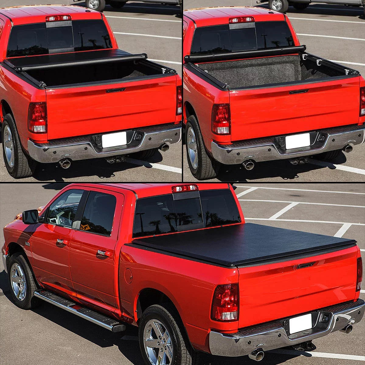 2015 Chevy Bed 5 Ft Motoring Soft 16-18 2019 Colorado/GMC Canyon Vinyl TTC-RU-043 Short Cover to Roll-Up for Tonneau DNA