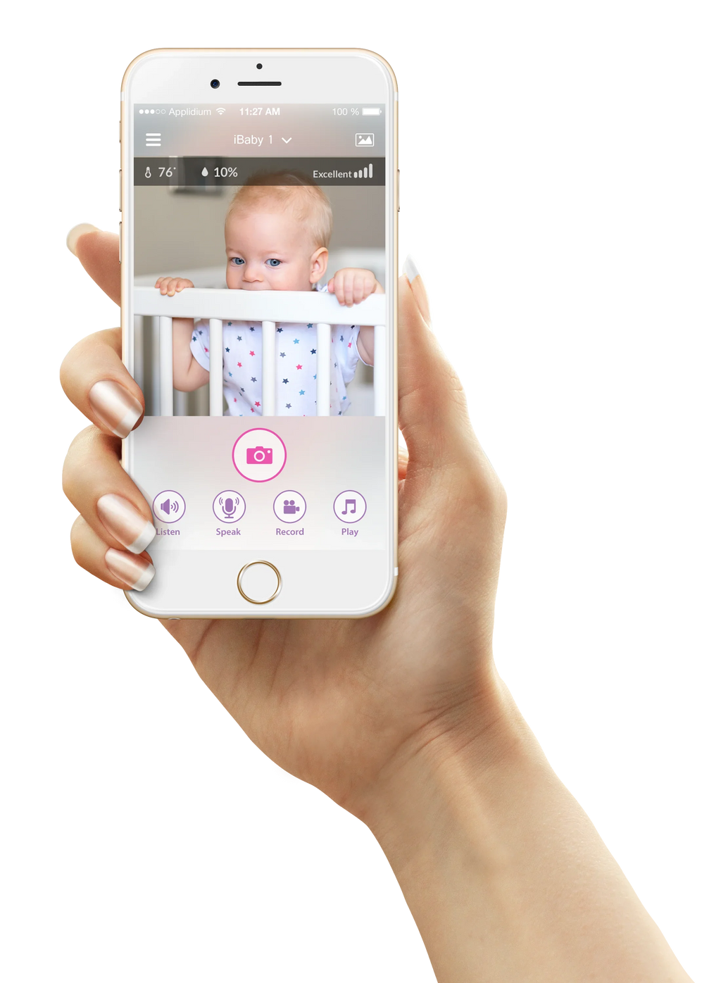 Wi-Fi Baby Enabled Smart iBaby System M7 Lite Care Total