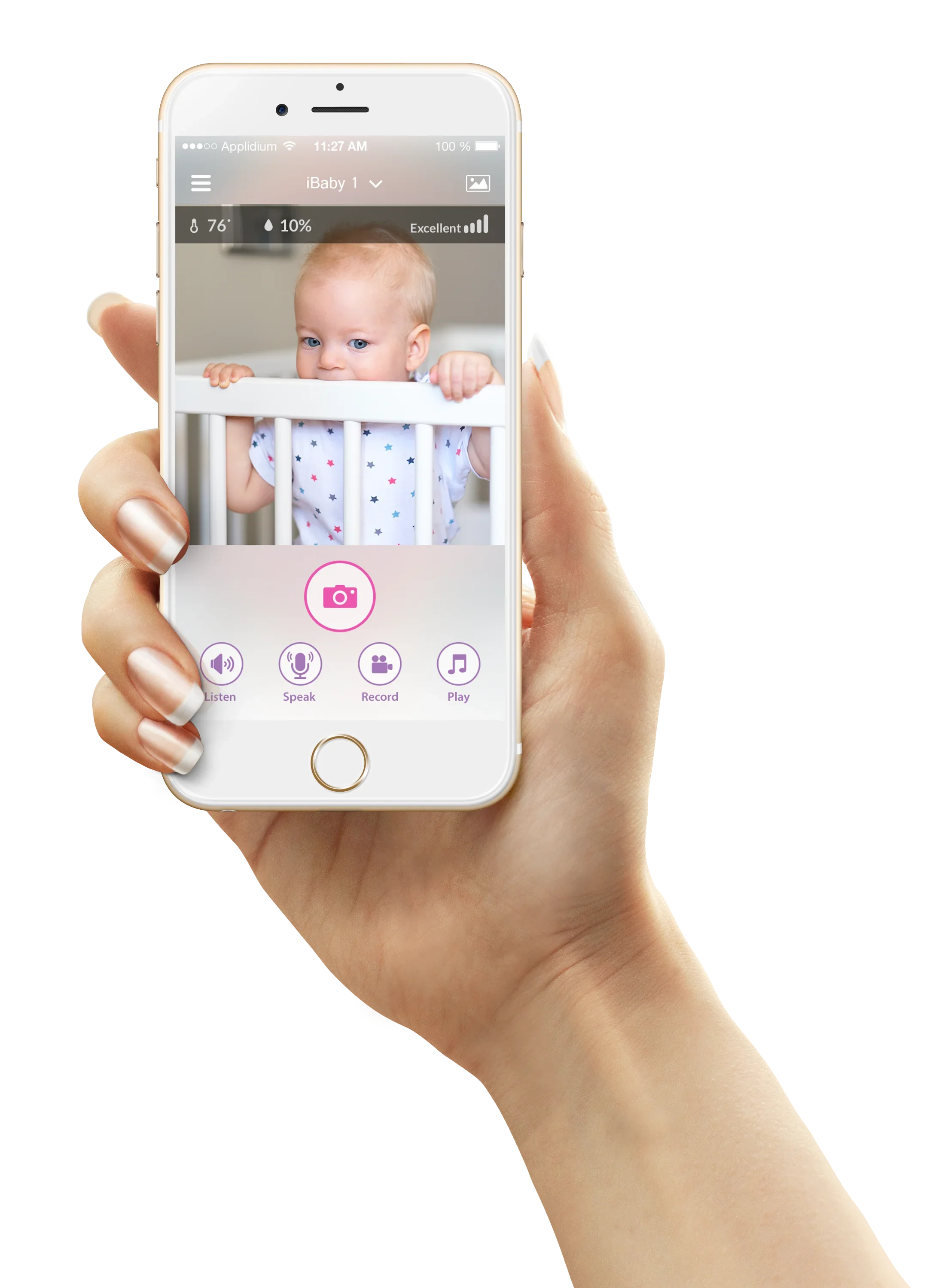 Wi-Fi Baby Enabled Smart iBaby System M7 Lite Care Total