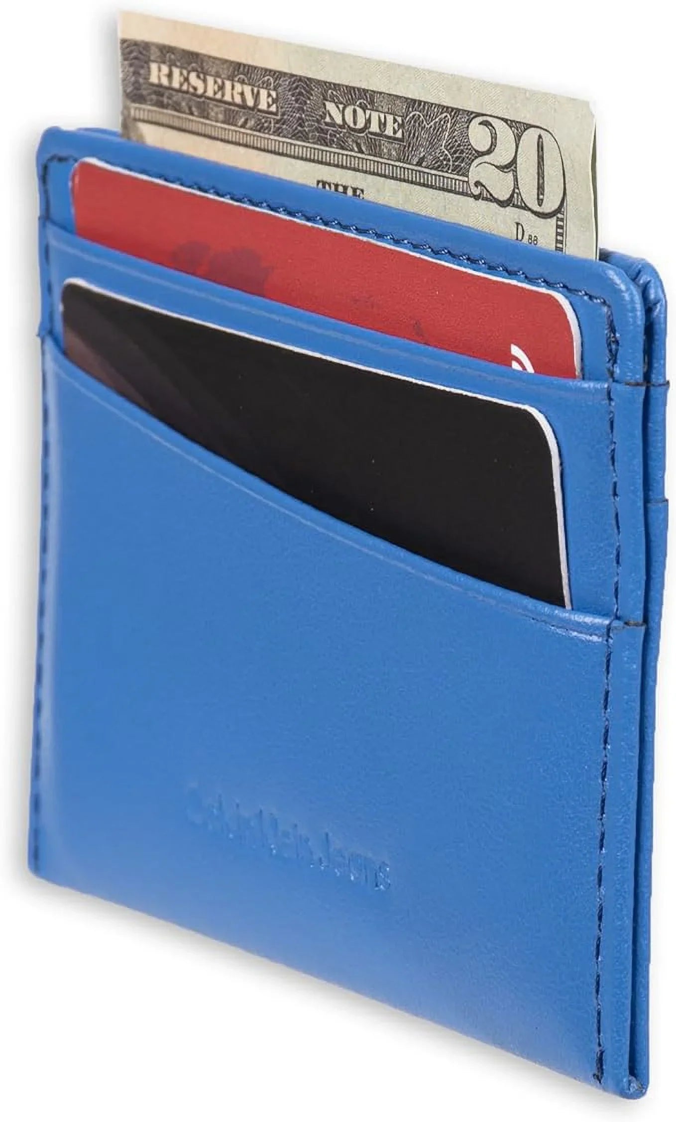 Men's Monogrammed Klein Logo Calvin Card Open-Blue Case