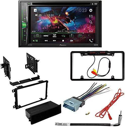 DIN Media for Kit/in-Dash W/ AM Touchscreen Camera/Installation AM/FM Receiver WVGA 2001-2005 Grand Pontiac Stereo Double 6.2" Car with DVD/CD Bluetooth/Backup KIT4838 Pioneer Bundle Digital