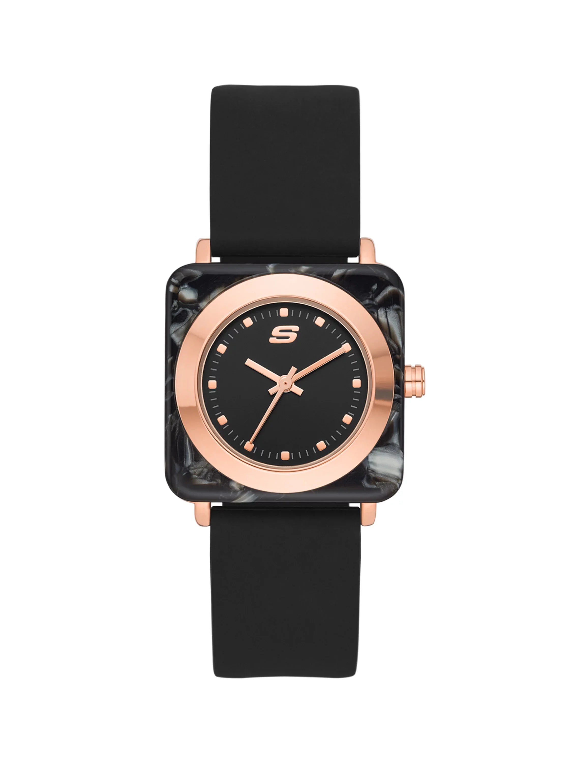 Silicone Calabar Watch Square Skechers Women's Three-Hand