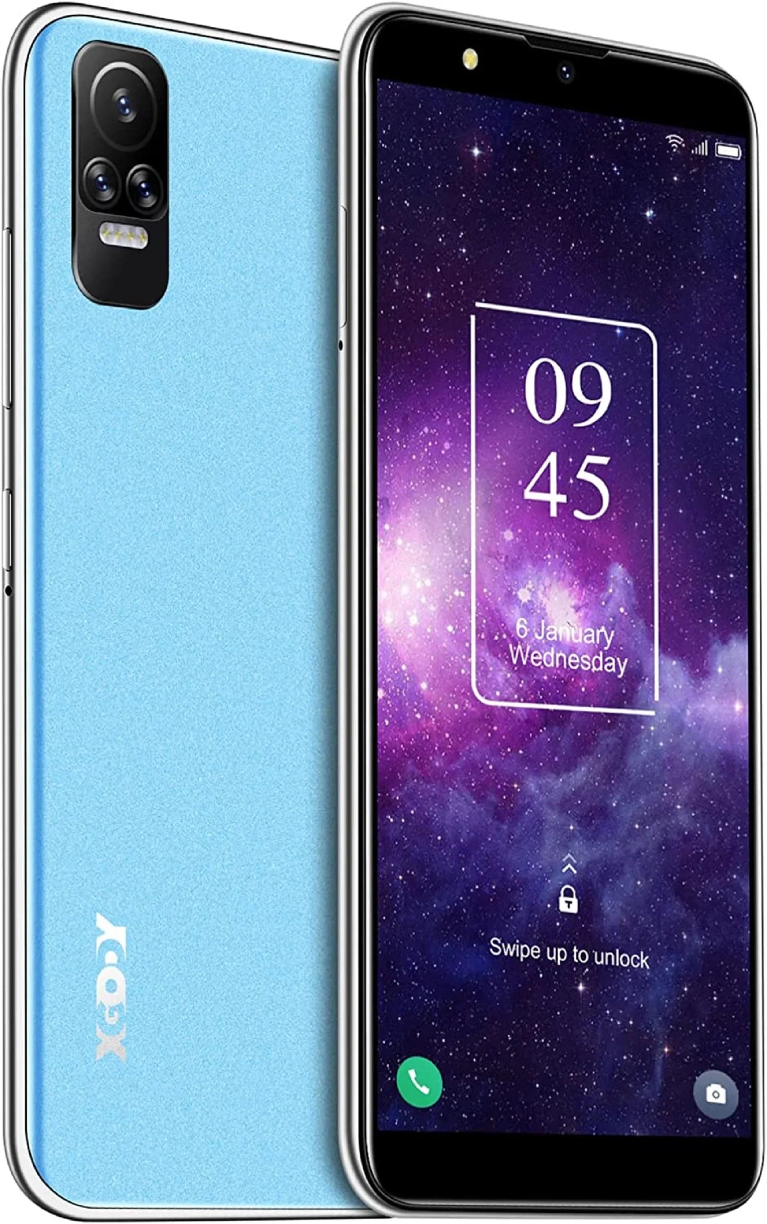 2 10.0 Smartphones Blue OS 6.1 Refurbished Inch V40 ing Megapixels Face 4G Xgody (MP) GB Phones 5 Android XGODY-V40 Cell