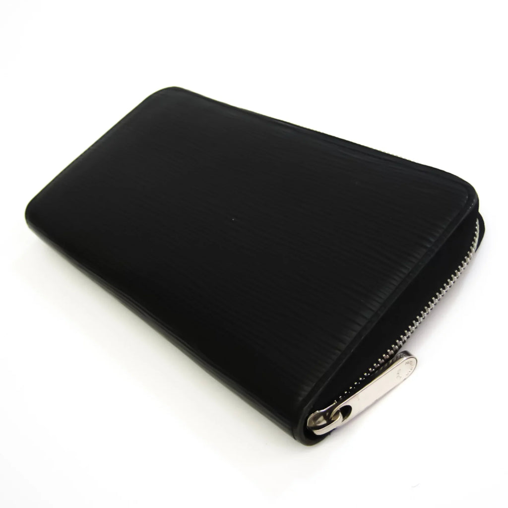 M60632 (Good) Long Men's Noir Wallet (bi-fold) Epi Organizer Pre-Owned Louis Leather Vuitton Epi Zippy