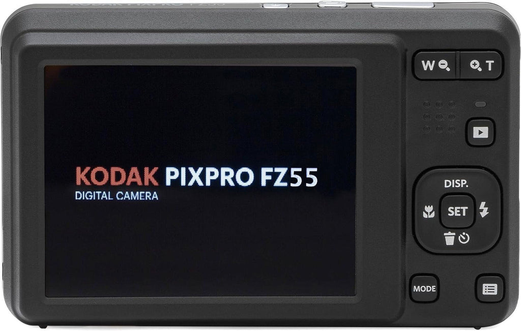 Kodak + Full Blue Wallet Zoom Tripod Camera + Case Memory Bundle PIXPRO HD FZ55 Video Digital Wide Cleaning 1080P + 16MP and + + LCD 64GB 2.7" Angle Camera Optical Reader Card 5X 28mm