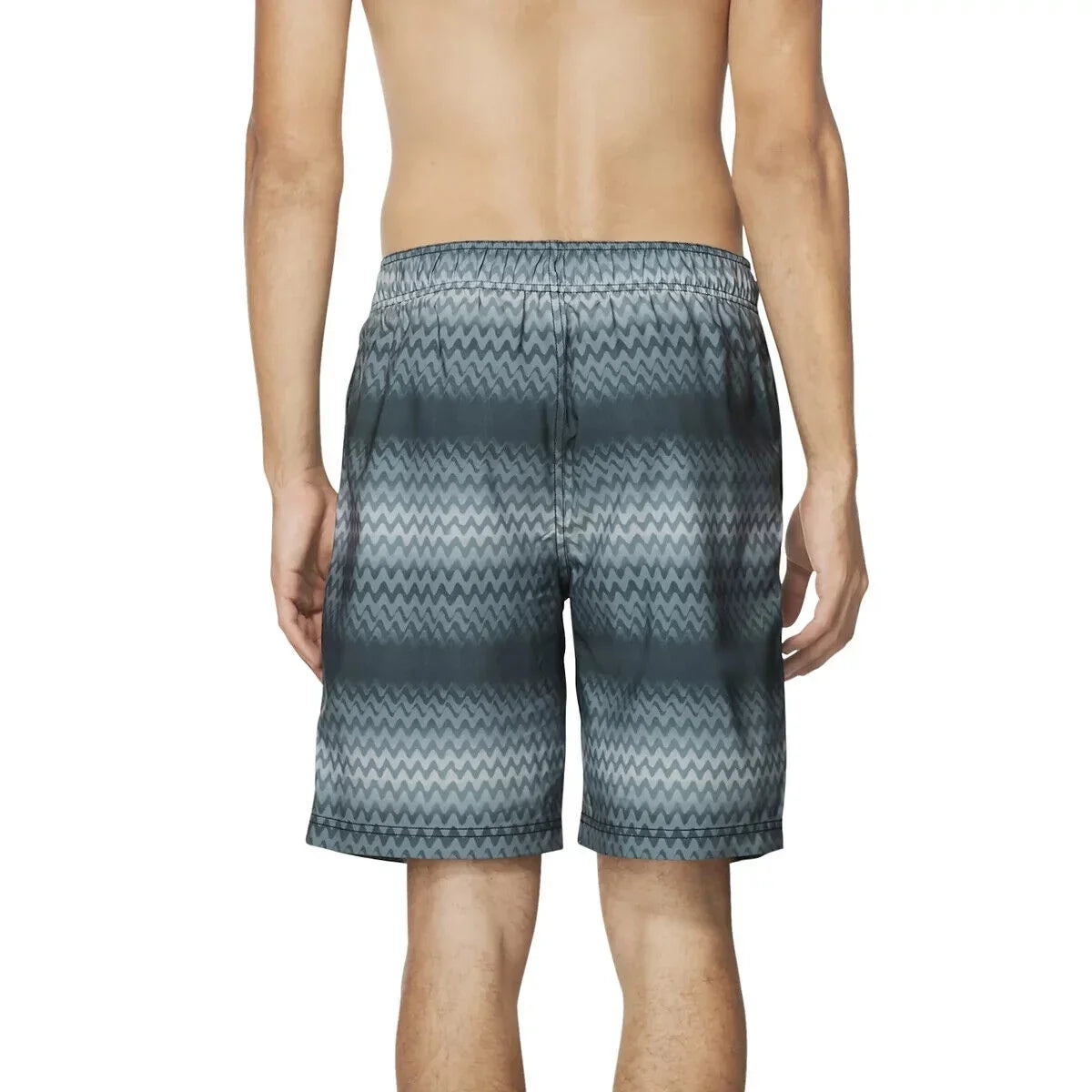 20" Stripe Shorts 2-Way Men's Black-Large Dwr Board Speedo Bondi Stretch Purview