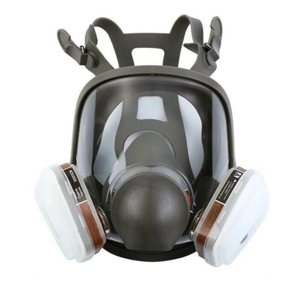 Set Respirator for Gas w/Filters Mask Spraying Face Painting Facepiece Full 6800
