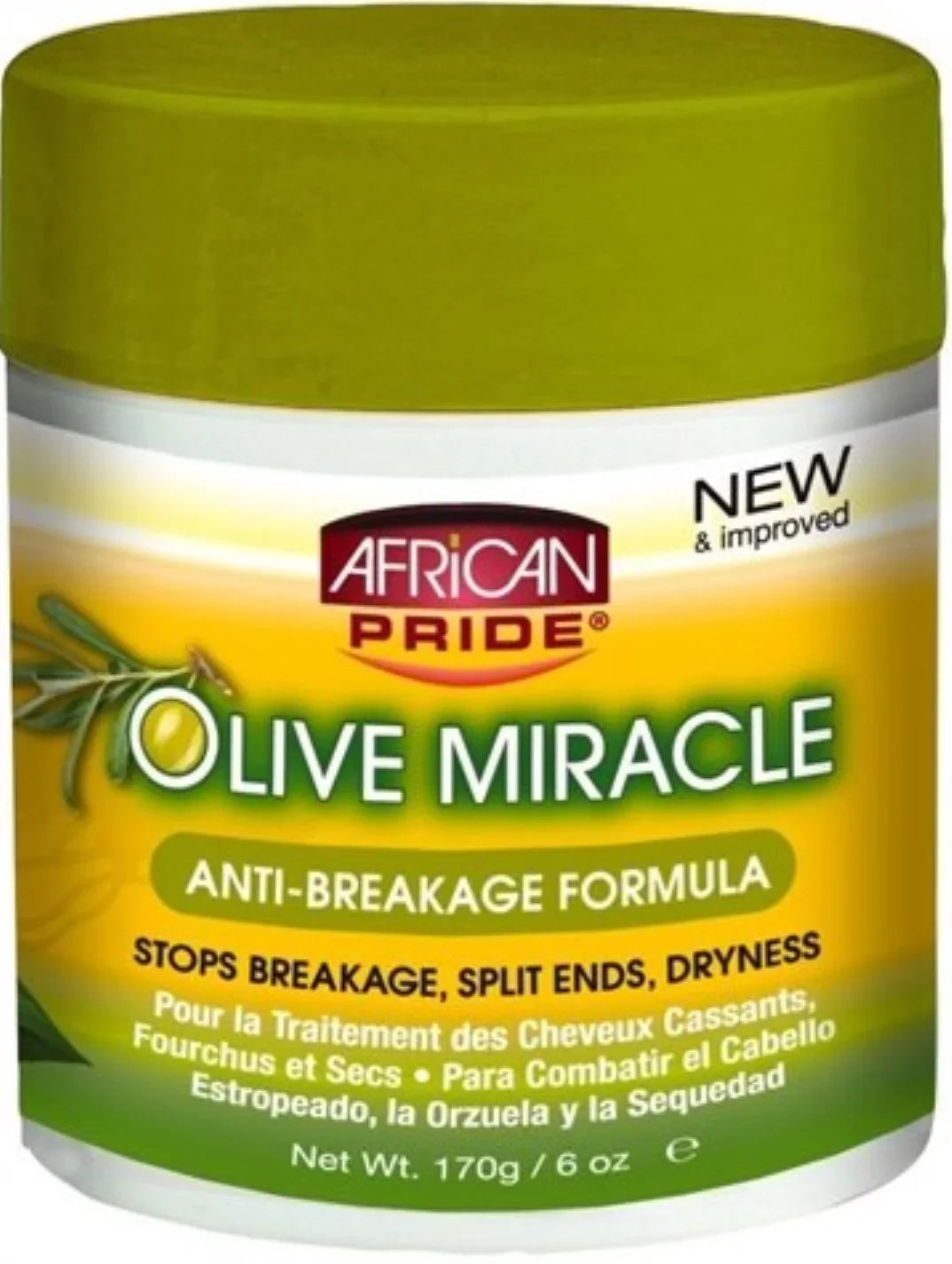 Formula, (Pack Olive 6 6) African Pride Miracle oz Anti-breakage of