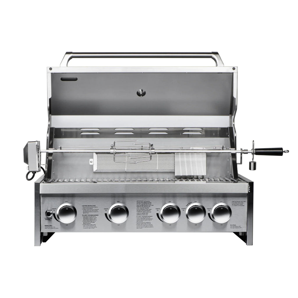 Stainless-Steel in 30 Liquid for Grill Outdoor Propane Kitchen in. (KM-OKS-BQ30) Built-in BBQ