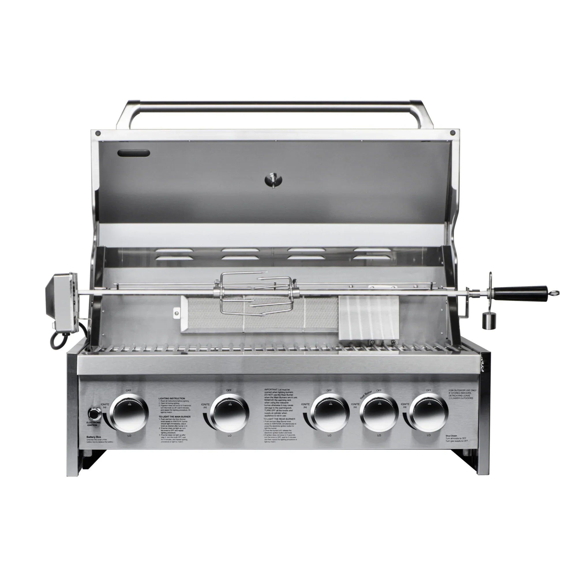 Stainless-Steel in 30 Liquid for Grill Outdoor Propane Kitchen in. (KM-OKS-BQ30) Built-in BBQ