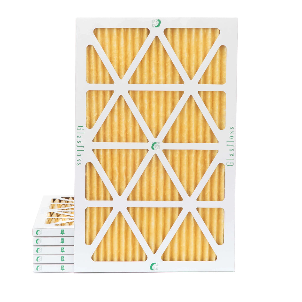 7/8 of Actual Pleated 6 Filters 23-1/2 15-1/2 Air Pack x MERV 16x24x1 Glasfloss. 11 Size: by x