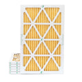 7/8 of Actual Pleated 6 Filters 23-1/2 15-1/2 Air Pack x MERV 16x24x1 Glasfloss. 11 Size: by x