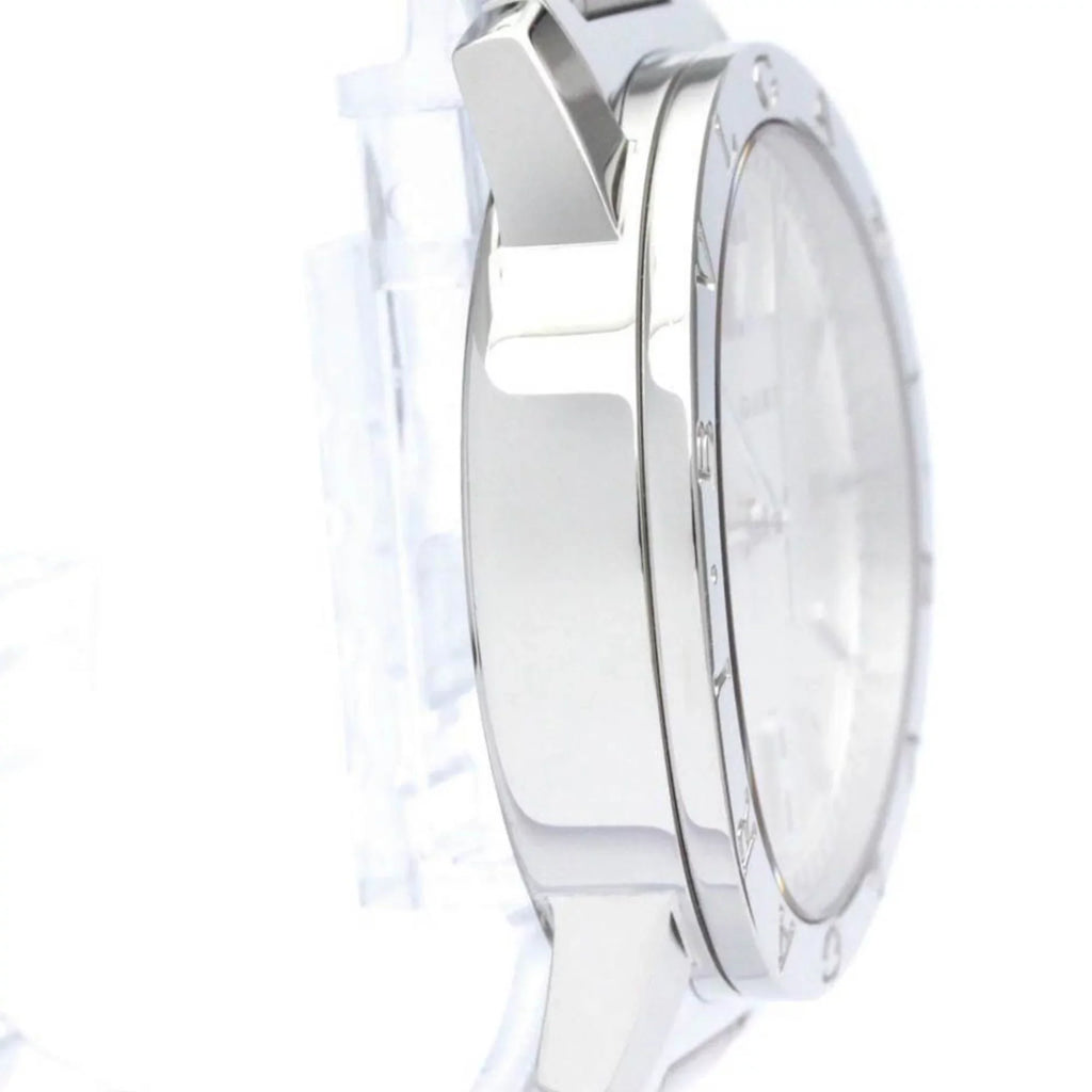 Pre-Owned Steel (Good) BF560761 BVLGARI Automatic Polished BVLGARI-BVLGARI BB39S Mens Watch