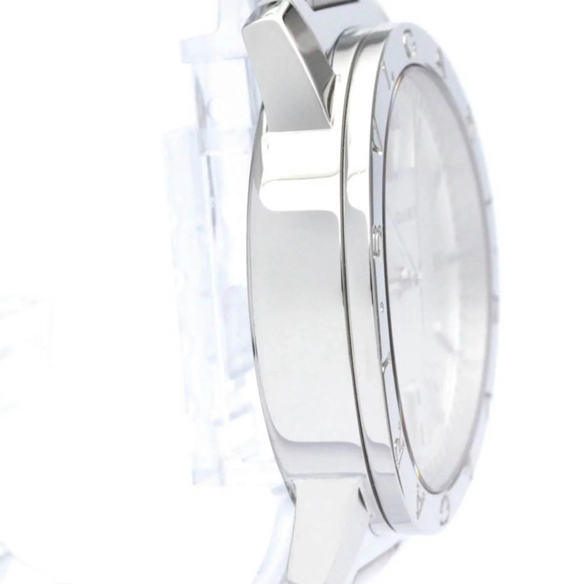 Pre-Owned Steel (Good) BF560761 BVLGARI Automatic Polished BVLGARI-BVLGARI BB39S Mens Watch