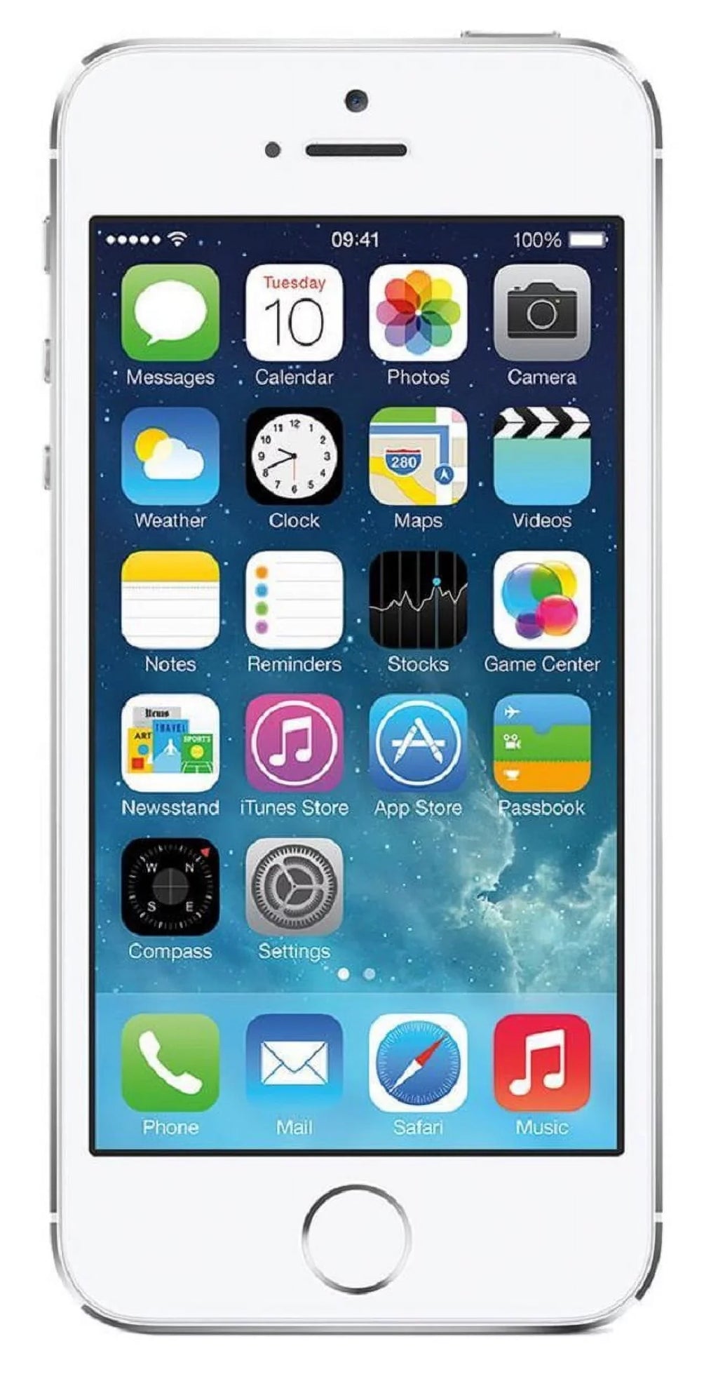 8MP 4G Silver - 5s Camera w/ iPhone (Used) Apple 16GB LTE GSM Unlocked Phone