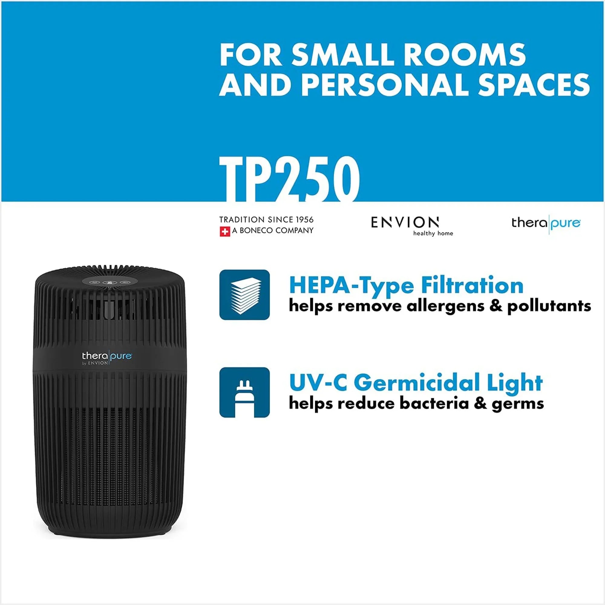 Control & Purifier Digital Button Medium with Light Therapure ENVION UV