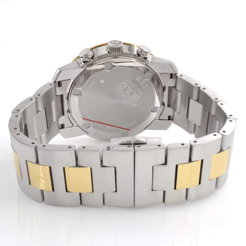 Movado Dial Bold 3600432 Chronograph Watch Silver Men's