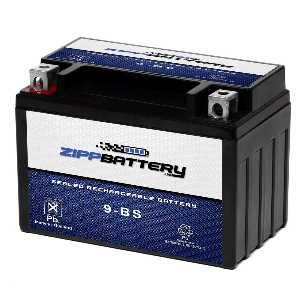 2001 Trx400Ex Zipp Battery 400Cc Atv Battery for Ytx9-Bs Honda Sportrax Fourtrax