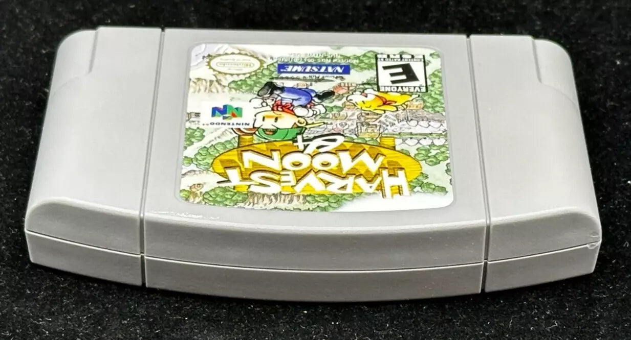 NATSUME- Cassette Genuine N64 Moon Only Nintendo 64 64 Harvest