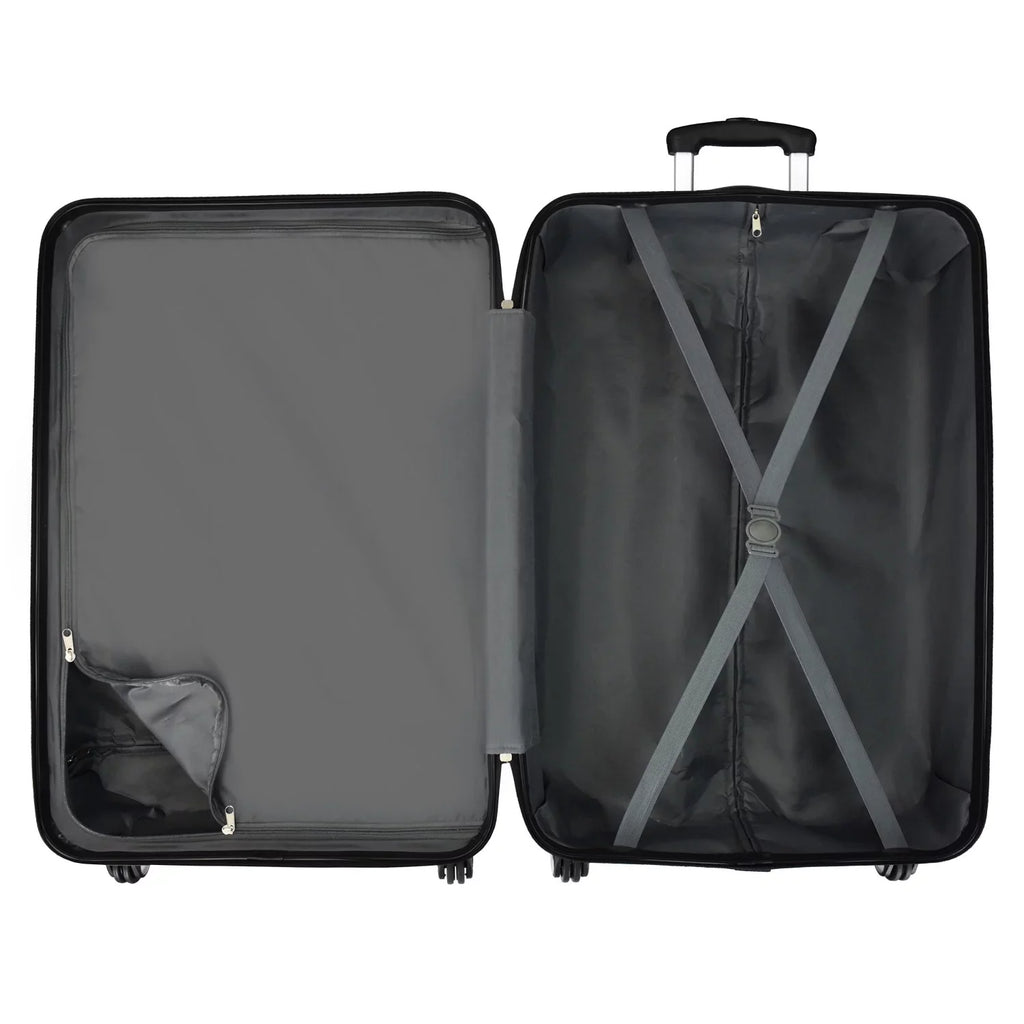 Set, Teal Luggage Elite Omni Luggage Hardside 3-Piece Spinner