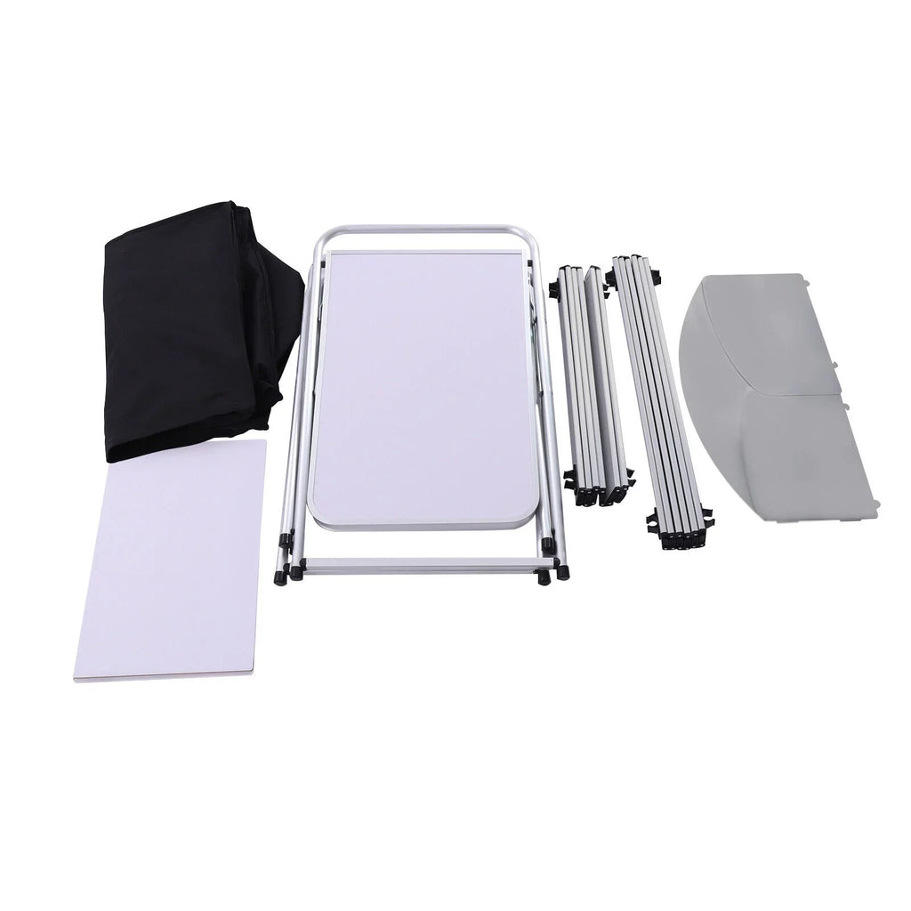 DENEST Windscreen Kitchen Folding Table Detachable Outdoor Camping Table Cooking with