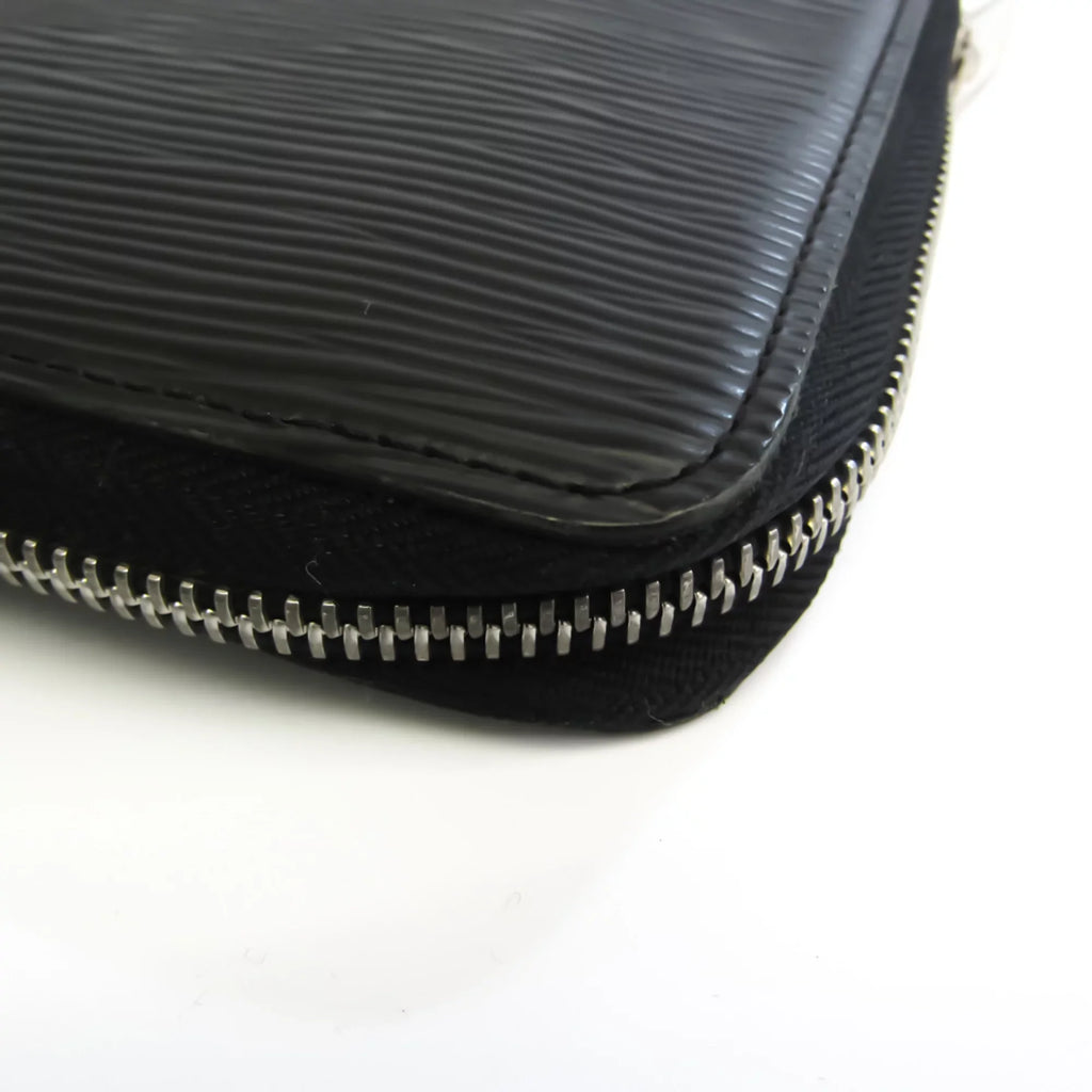 M60632 (Good) Long Men's Noir Wallet (bi-fold) Epi Organizer Pre-Owned Louis Leather Vuitton Epi Zippy