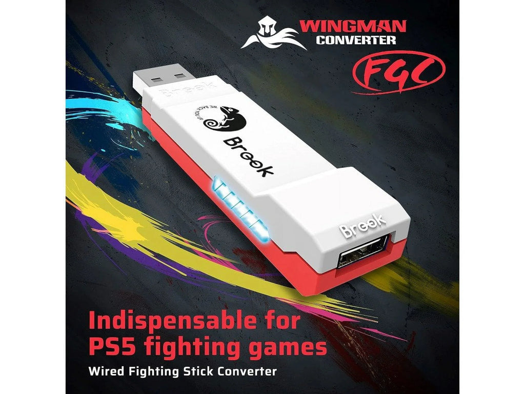 Games, 6 FGC Brook An Wingman converter Built Fighter Arcade PS5 Street for Joystick - Supports Converter, and Fighting