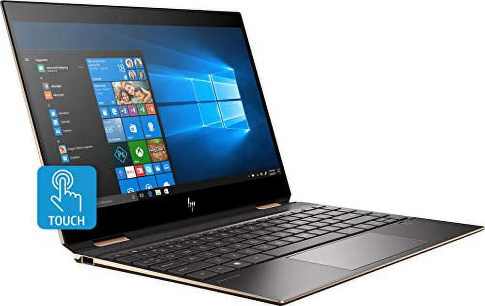Laptop, Ash - Convertible x360 HD Touchscreen 1.8GHz, 10 i7-8565U Silver 8GB HP Spectre Intel Core Full 13-ap0013dx SSD, 13.3" used HP Windows by Home, 256GB RAM,