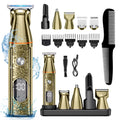 Men's Grooming Kit Boyfriend Husband Shaver, & Clippers, Ear with Body 5 Hair IN Nose Cordless 1 Haircut Beard Electric for LED Trimmer Facial Display Rechargeable Father