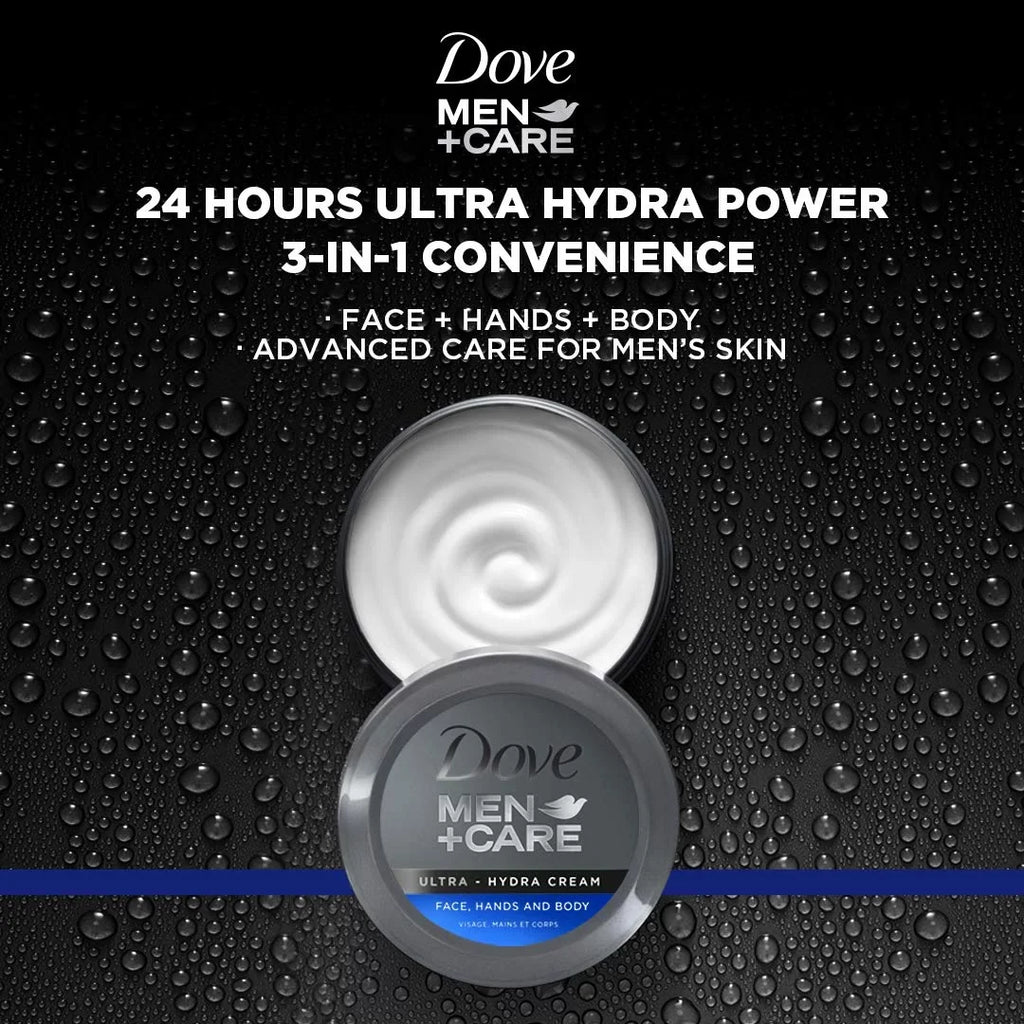 6 2.53 Oz Face, Hands Body Of Care, Men+Care Each. Hydra All Pack Dove And Types, Cream, Skin Ultra