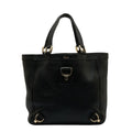 Gucci (Good) 130739 Bag Pre-Owned Women's Leather Handbag GUCCI Black Abbey Tote