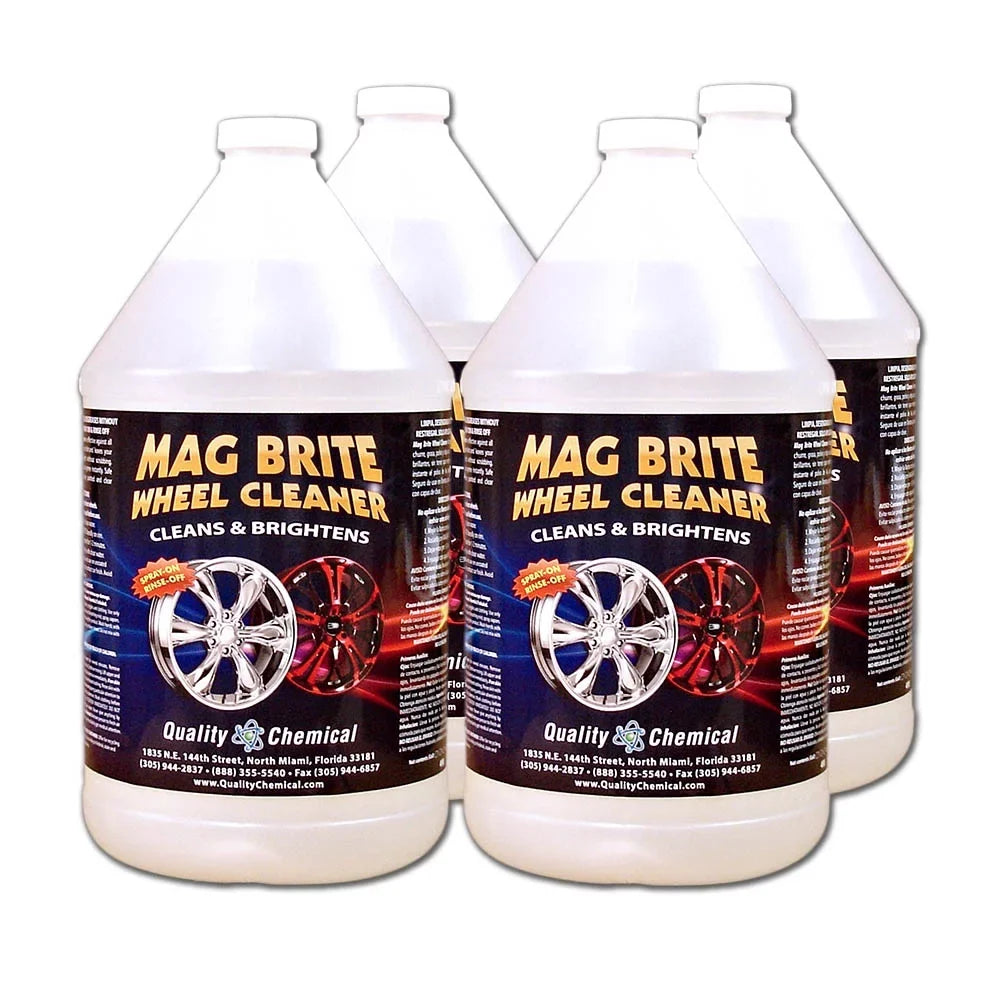 Brite Wheel / gallon Acid Rim 4 Mag Cleaner and case