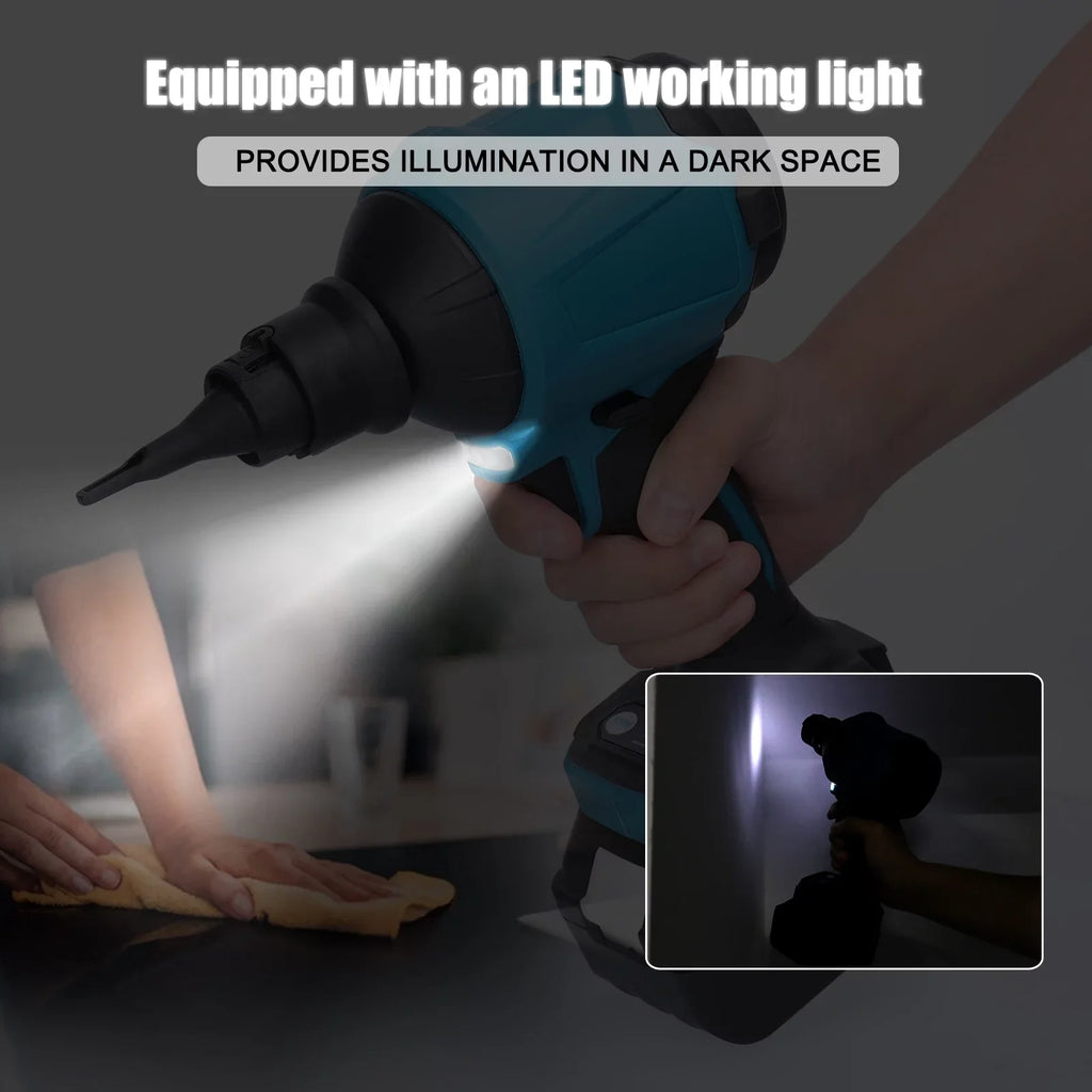 Inflator Dust Machine moobody Narrow-space Effective Rechargeable Cordless for Air Cleaning. - Dust and Blowing Electric
