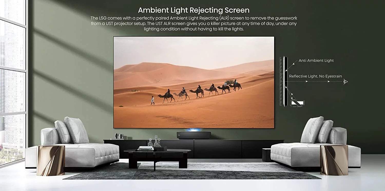 with Additional Short Hisense 100L5G Android with Epic (2022) TV 2 ALR Throw Screen Protect Ultra Year 100-inch Laser Coverage by TV 4K