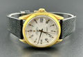 White Gold Dial Vintage Men's Watch Shell Perpetual 15505 Date 34mm Rolex Oyster