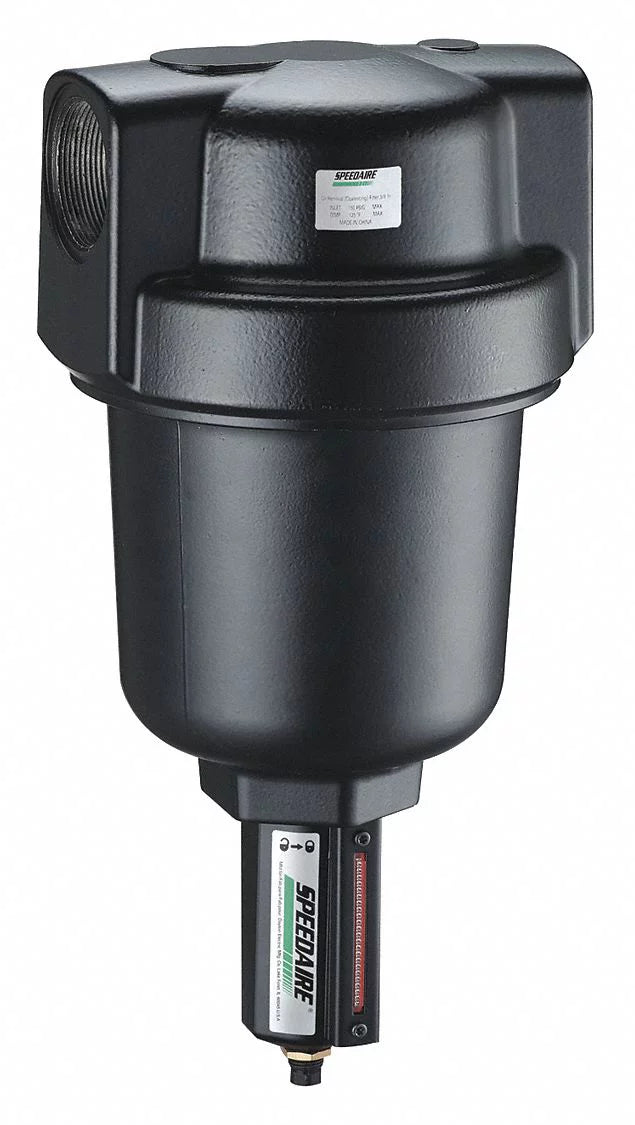 NPT,1400 Filter,1-1/2" Speedaire cfm,5 4ZL12 micron