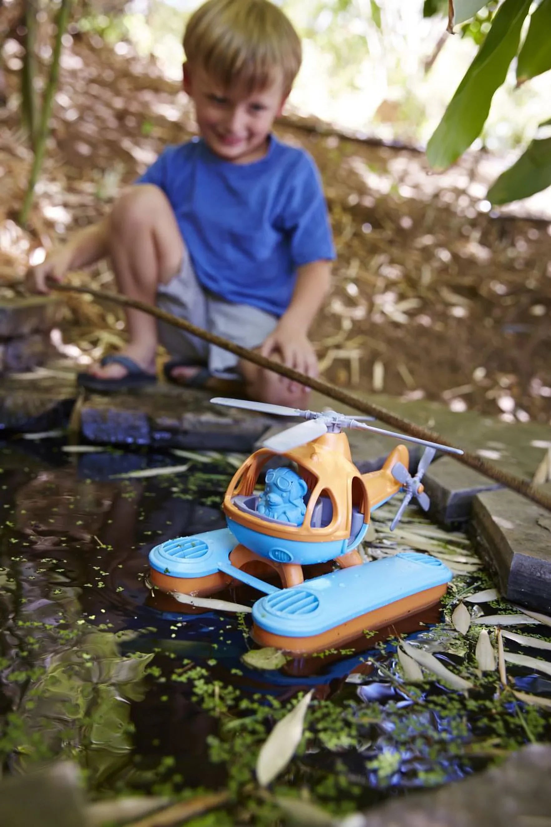 Orange/Blue, Seacopter Green Ages Unisex Vehicles, Toys for Child Play 2+