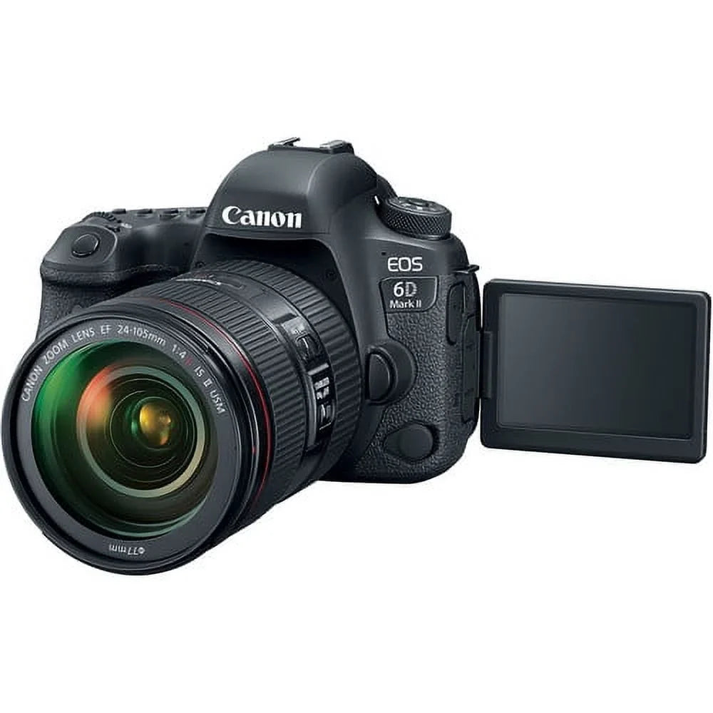 More Canon with Mark Camera II 24-105mm + Lens EOS II + 6D f/4L 64GB (1897C009)