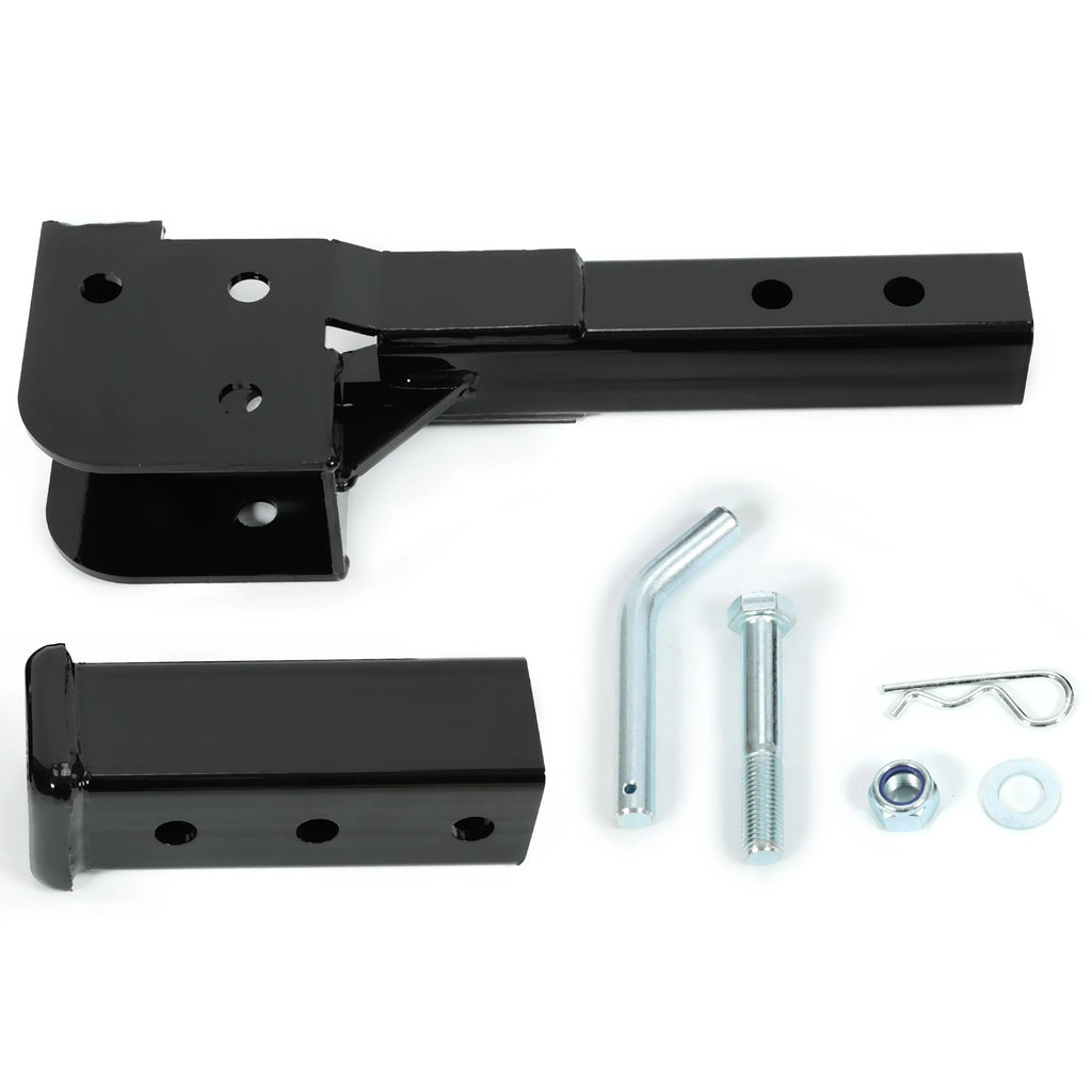 2” 500 Kojem Wheelchair Weight Hitch Receiver Trailer Tongue Cargo Black to Carrier Pounds Mount Up Steel Folding