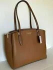 Monet NWT Large WKRU6948 Spade 3-Compartment Brown $399 Tote Kate Leather