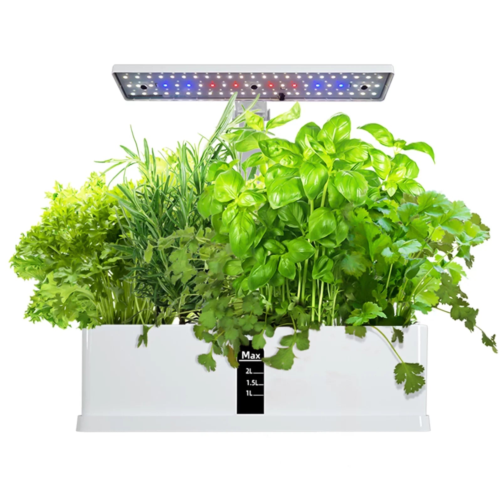 System for Kit Lights Adjustable Growing Smart Hydroponics LED Office 15W Timing Pods Kitchen Height Smart Pump 2L Water with Water Home Tank Leyfeng Automatic 9 Grow Herb Garden Indoor
