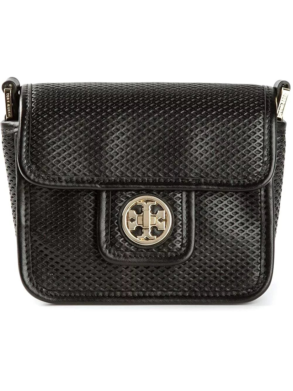 Perforated Mini Bag Black Tory Burch Harper