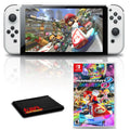 Mario Switch OLED 8 with White Game Deluxe Kart Nintendo