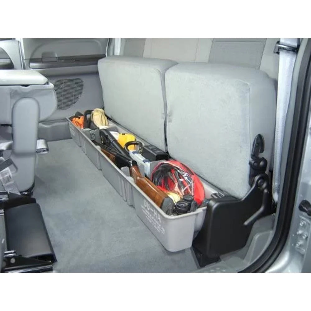 Supercab, 20031 DU-HA Fits F-250 Seat 00-16 Ford Black Under Storage thru F-550