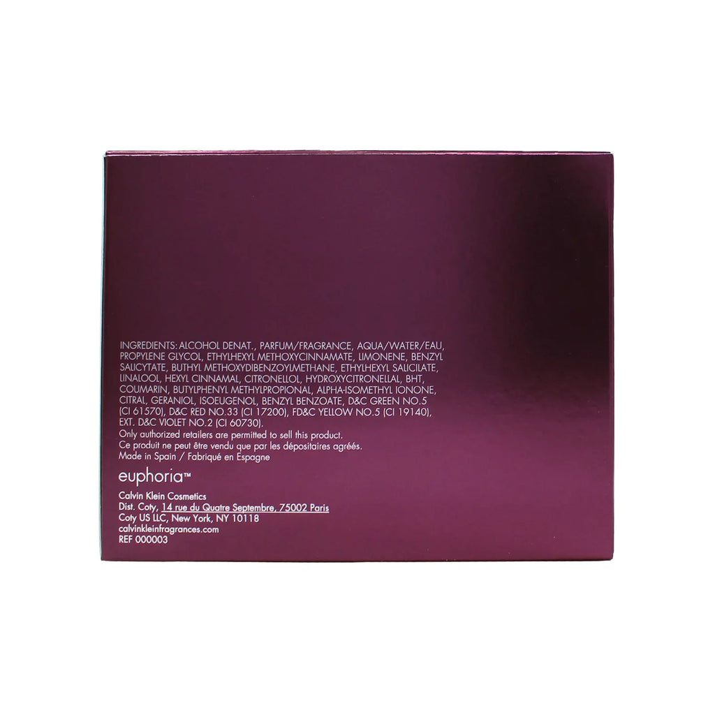 Parfum Klein Calvin 1.7 by Eau oz Spray Women de for Euphoria