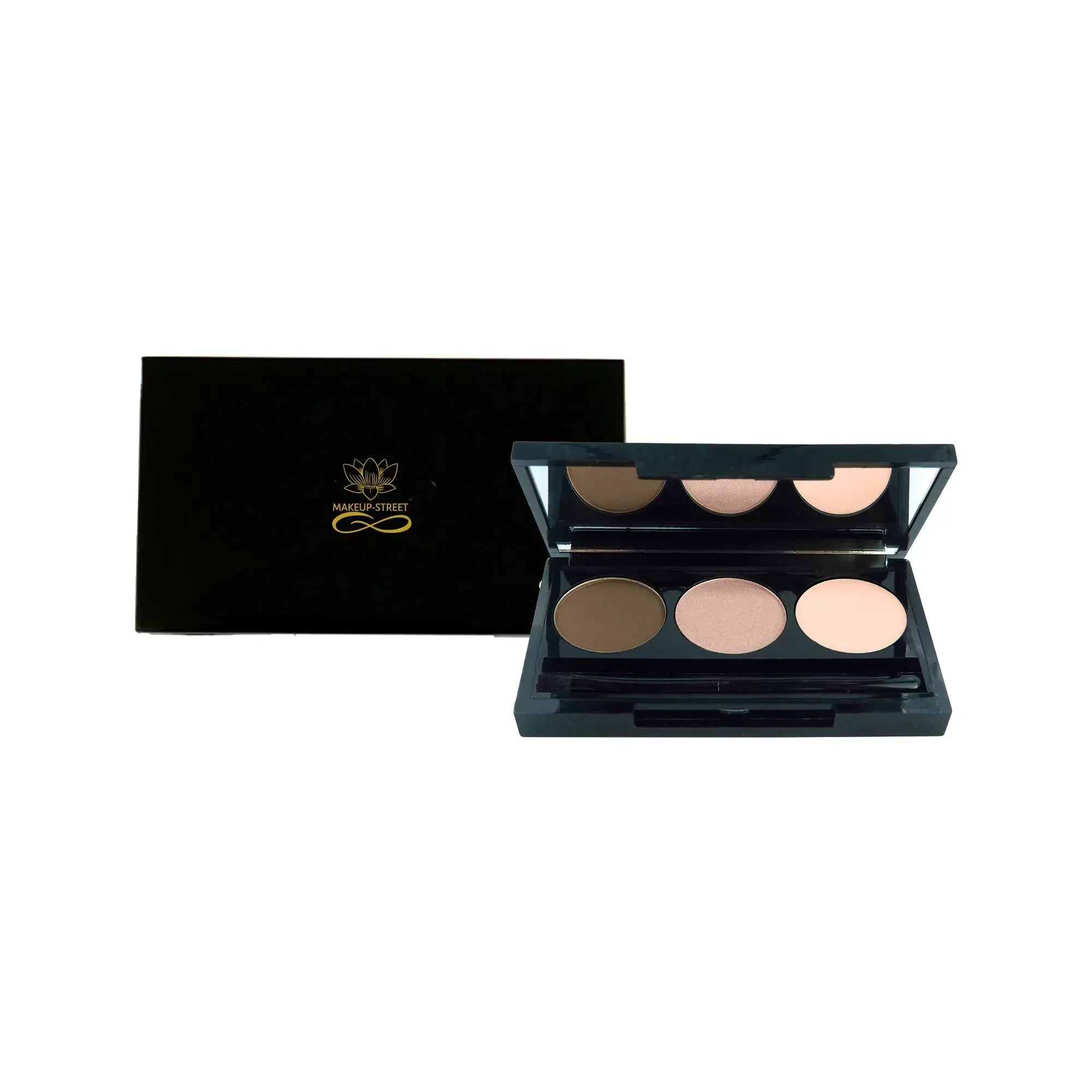 Free Pro Palette 3 Paraben - Eye Colors Texture Makeup-Street Hazel Vegan 6.2g Brow Matte