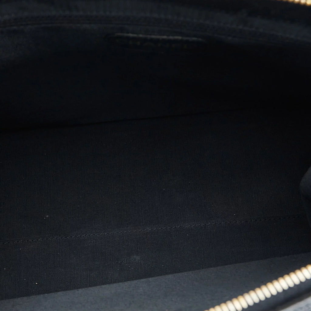 Bag Pre-Owned (Good) Skin Chanel Shoulder Women's Coco Mark Caviar Black Tote CHANEL