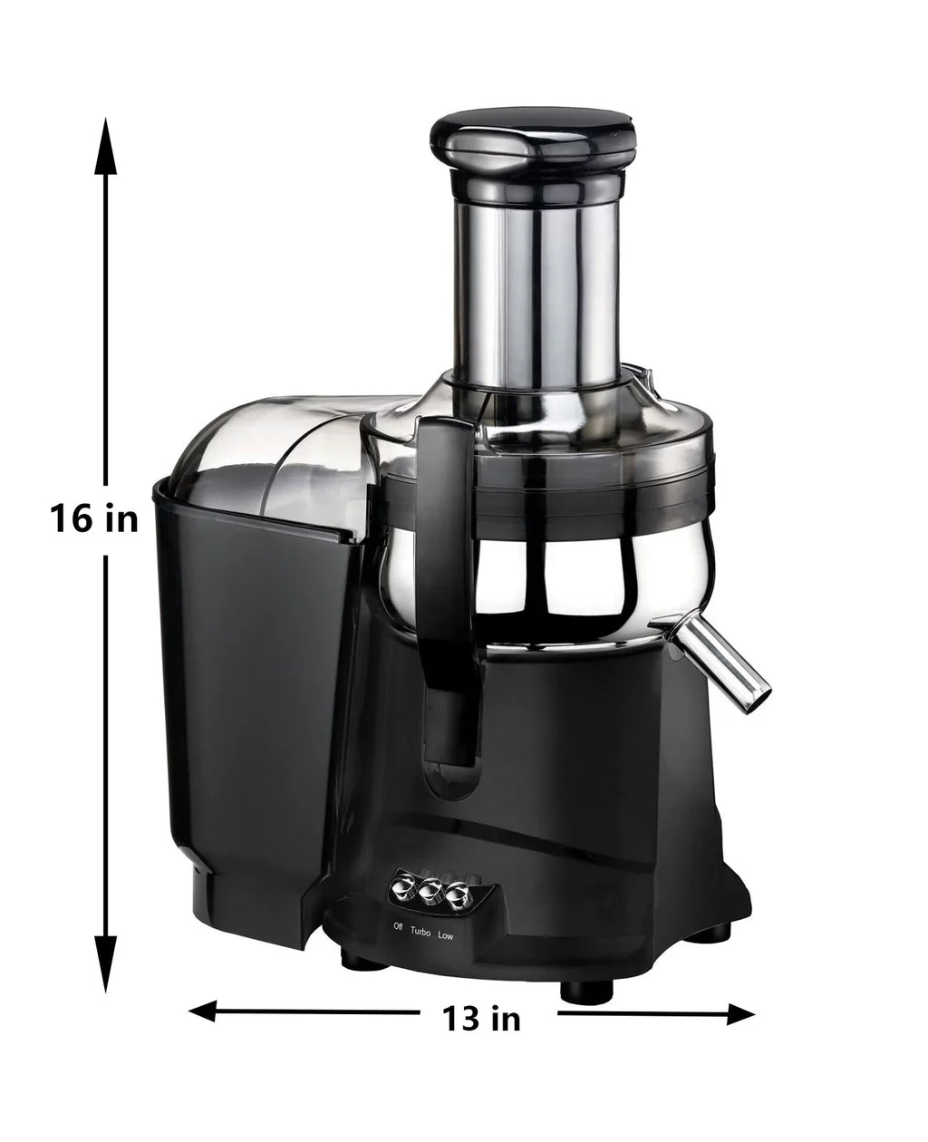 (Black) Vegetables - Latch for Fruits Press Hand Centrifugal Safety Juicer Juicer & with
