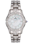 Crystal Steel Of 96L116 Watch Mother 31mm Women's Stainless Pearl